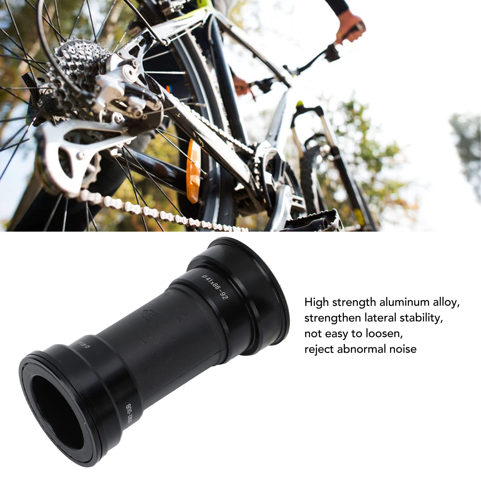 Syrisora Movimento Centrale per Mountain Bike per Mountain Bike da Strada, Telaio in Lega di Alluminio, Pedalata, Cuscinetti Sigillati, Diametro Interno 30 Mm, Adatto per 28,99