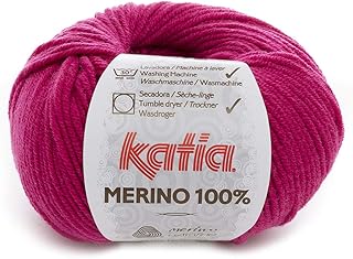 Katia Merino 100% 016 Laine mérinos Magenta 50 g