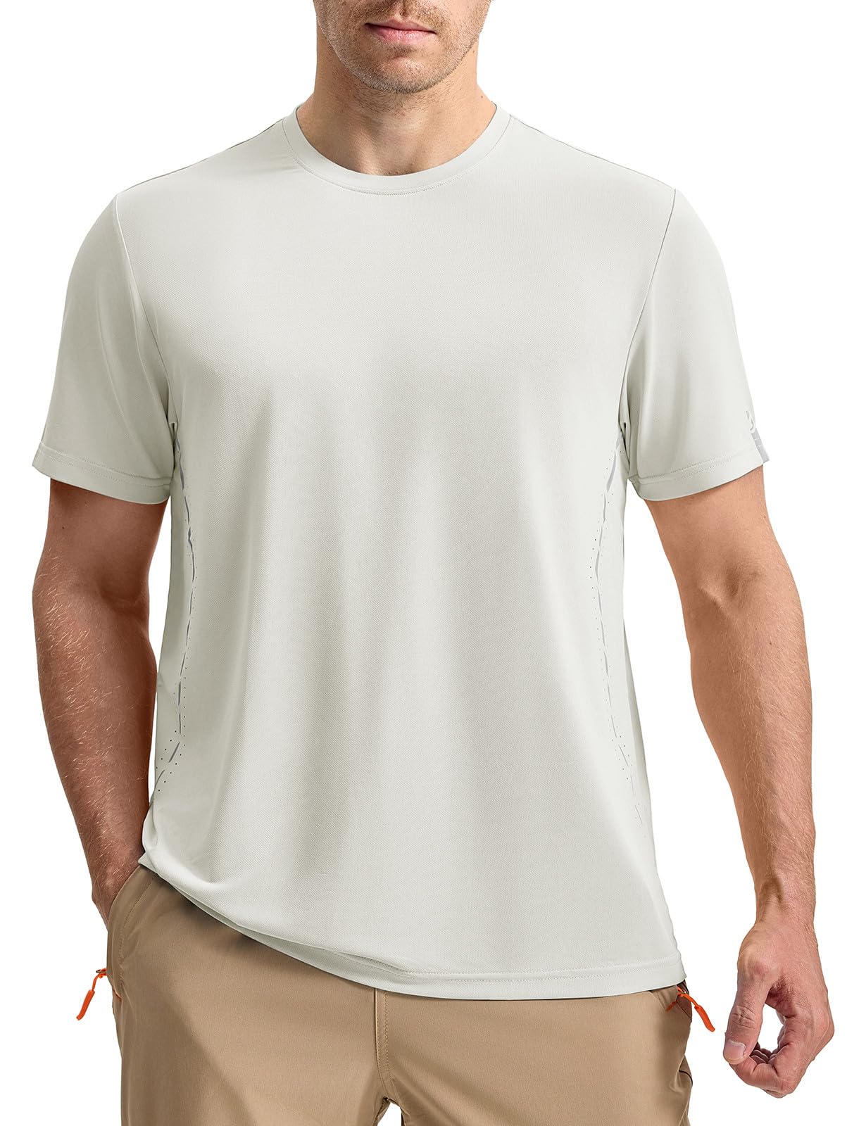 Rdruko Tshirt Herren Sommer UV Shirt Funktionsshirt Sportshirt Laufshirt Kurzarm Sport T Shirts Männer Trainingsshirt Wandershirt Gym Fitness