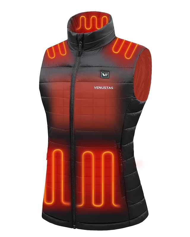 Venustas Womens Heated Vest with Battery Lightweight Quilted Vest for Women
