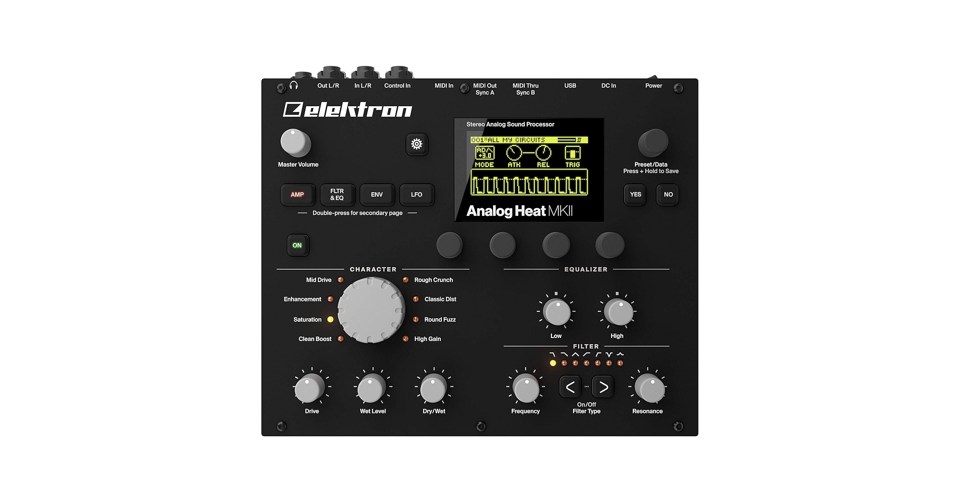 Elektron Analog Heat MK2 カバー付き Amazon.com: Elektron Analog Heat MKII Tabletop Stereo Analog