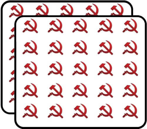 Adhesivo decorativo con símbolo de hoz y martillo rojo para álbumes de recortes, calendarios, artes, manualidades infantiles, álbumes, diarios de