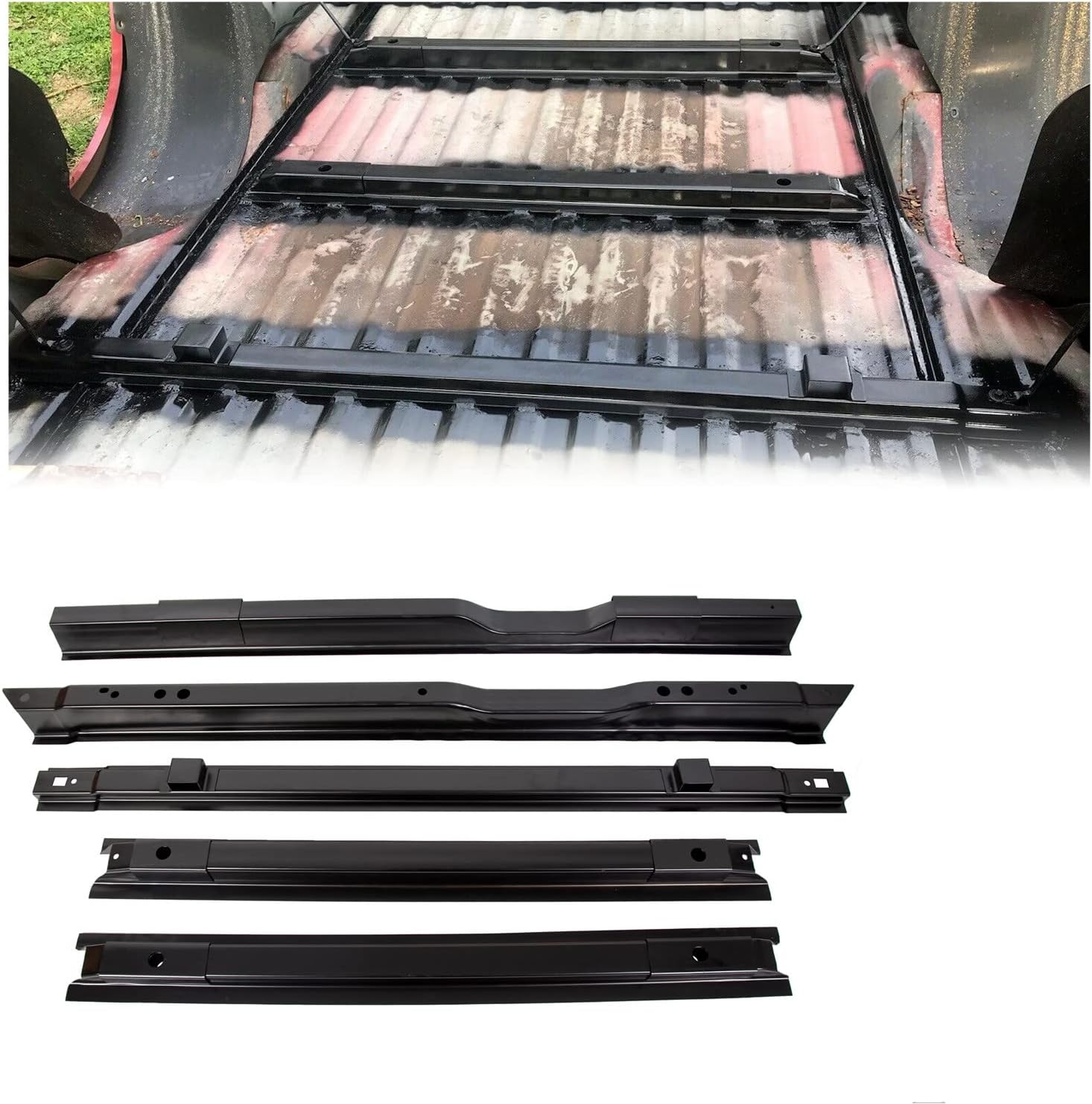 ECOTRIC 5 Rails Truck Bed Crossmember Compatible with 1999