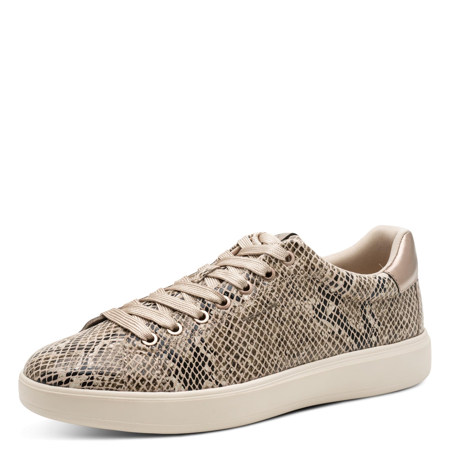 Tamaris Women's Damen Sneaker Low 1-23719-45, Beige Snake, 5 UK