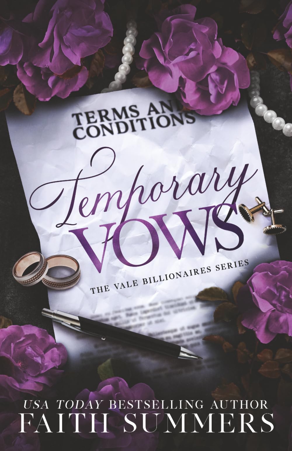 Temporary Vows: A Marriage Of Convenience Romance (Vale Billionaires)