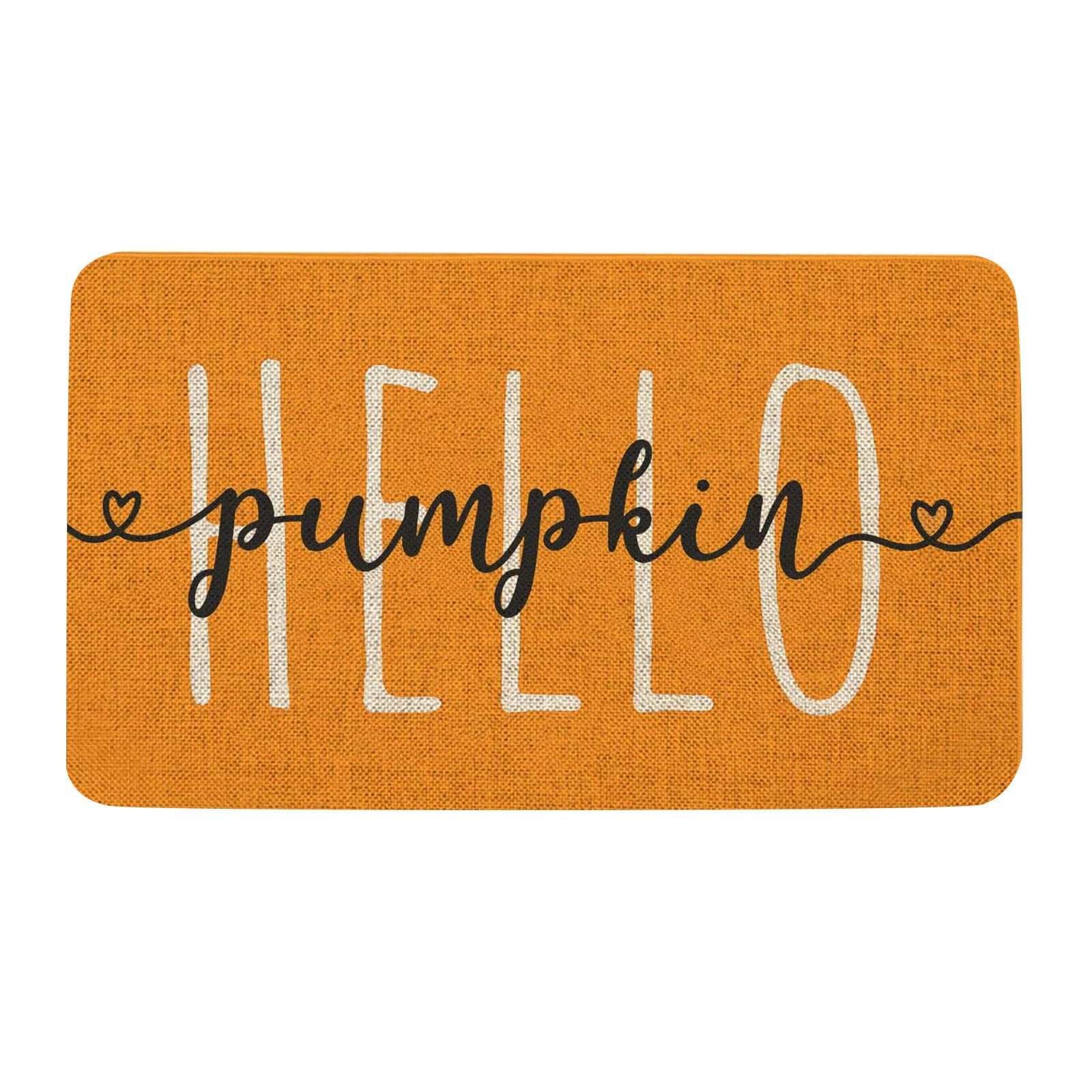 JMETRIE Fall Thanksgiving Decorative Door Mat Farmhouse Happy Fall Doormat Non Slip Fall Indoor Floor Mat Rug for Autumn Holiday Outdoor Entrance (B, One Size)