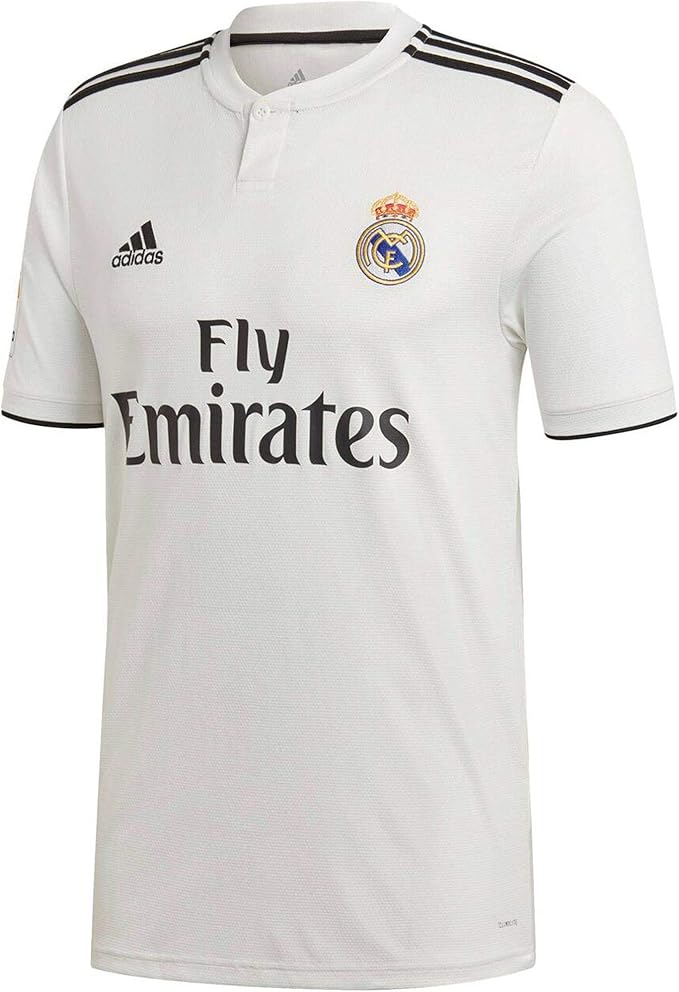 Camiseta de la Primera Equipación Real Madrid 18/19 para Hombre con Insignia LFP de adidas