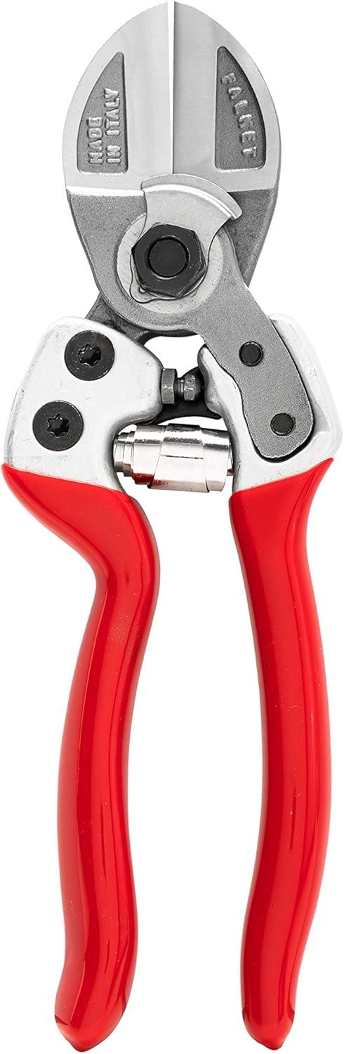 Professional Double Edge Pruning Shear 21 cm/8.25 inch - Falket 2012 EVO Made in Italy