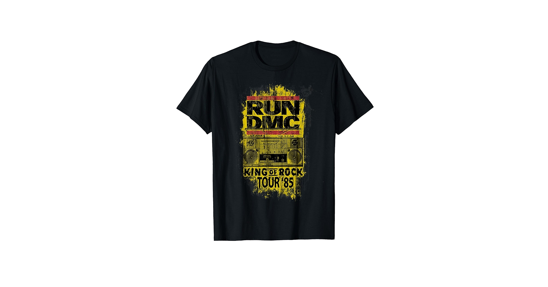 RUN DMC KING OF ROCK Tシャツ XL Vintage RUN DMC King Of Rock Shirt Mens Med M Black 90s Hip