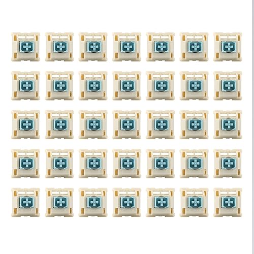 Miniatura 4 de EPOMAKER Budgerigar - Juego de 35 interruptores de teclado mecánicos táctiles de 47 gf, interruptor lubricado de fábrica de fuerza inicial de 55 gf