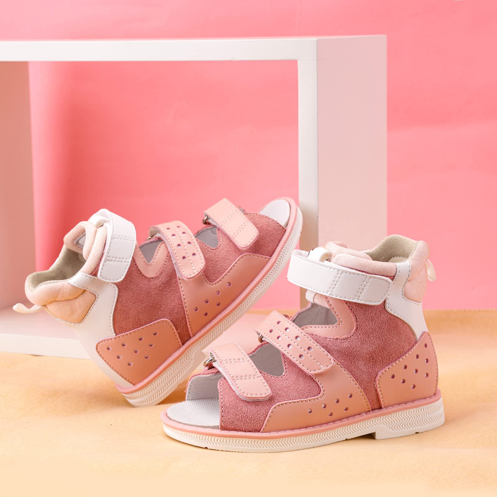 Sandali ortopedici per bambini e ragazzi,scarpe correttive per la schiena alta delle ragazze con supporto per arco e caviglia