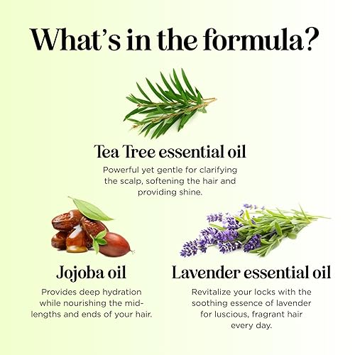 Miniatura 6 de Acondicionador de árbol de té para cabello seco  Acondicionador de aceite de árbol de té para cabello graso y acondicionador sin sulfatos para