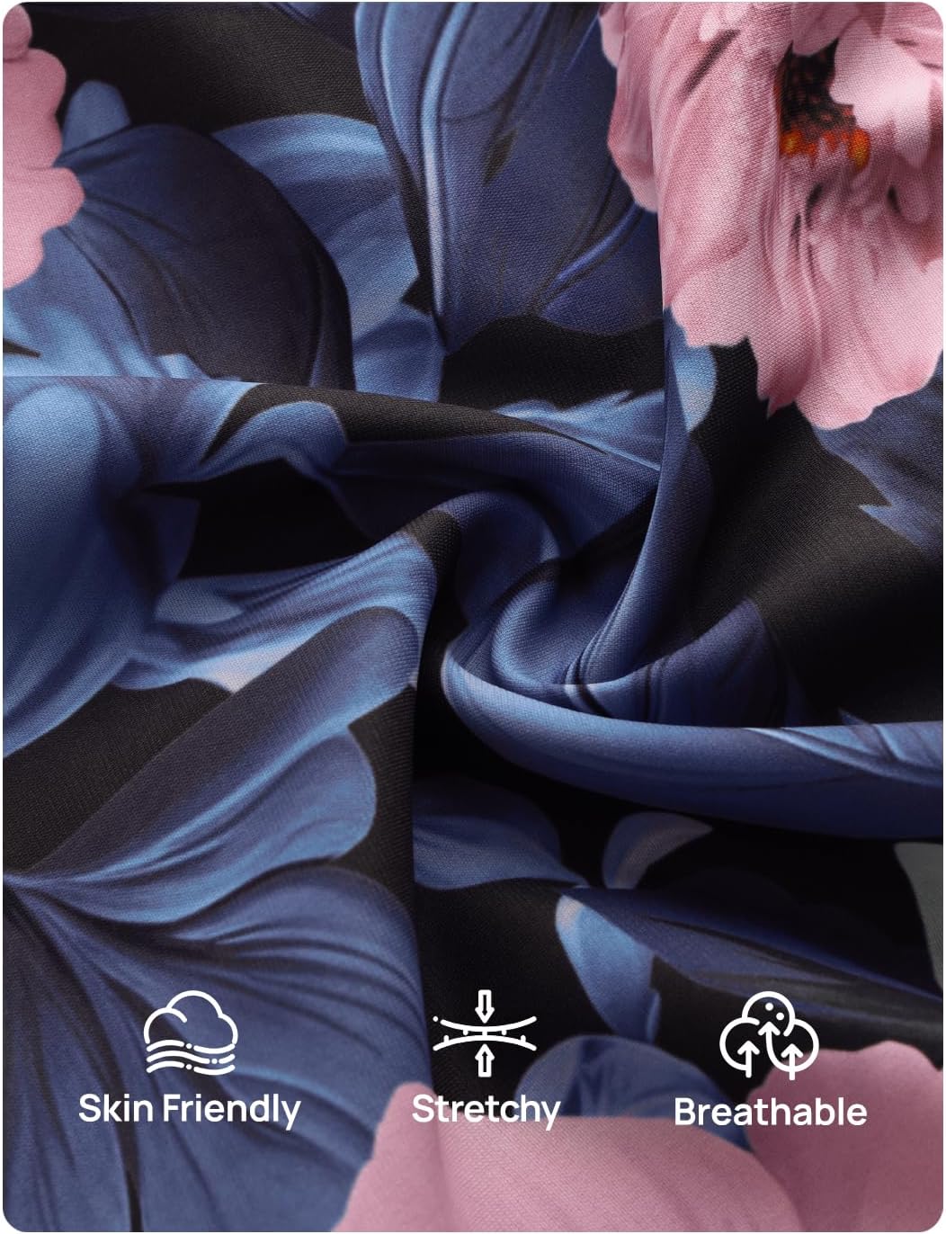 ZESICA Womens Spring Long Sleeve Floral Mini Dress 2026 Summer Boho V Neck A-Line Flowy Dresses Beach Vacation Clothes - Image 6