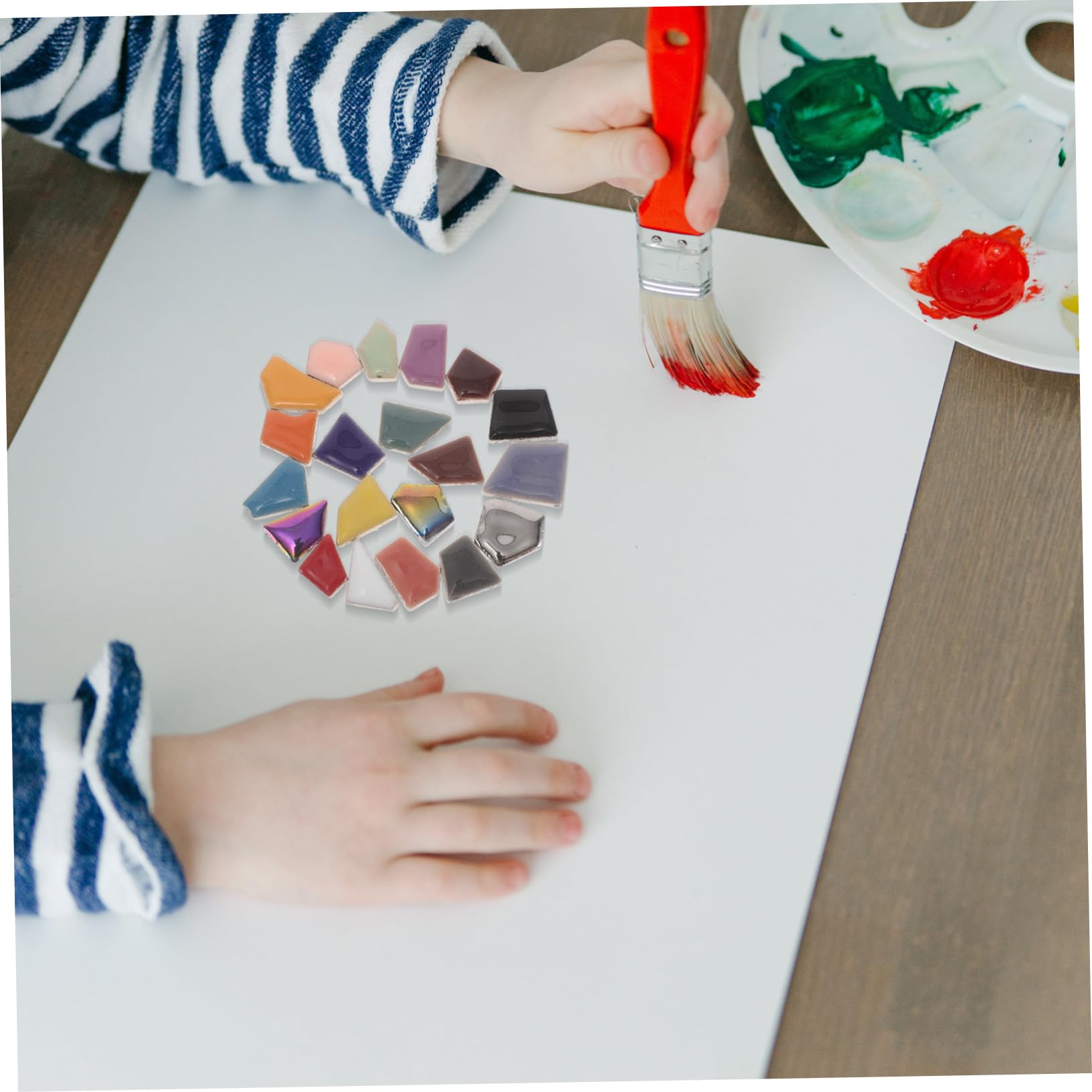 Cerámica Irregulares para Manualidades para Mosaicos Creativos y Decoración DIY Artesanal