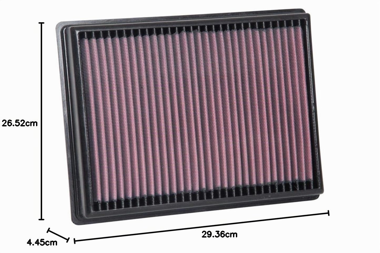 K&N Filtro de Aire de Reemplazo compatible con Ford Focus IV 1.0 & 1.5 (incl. Diésel) & 2.0 Diésel 2018- (33-3131)