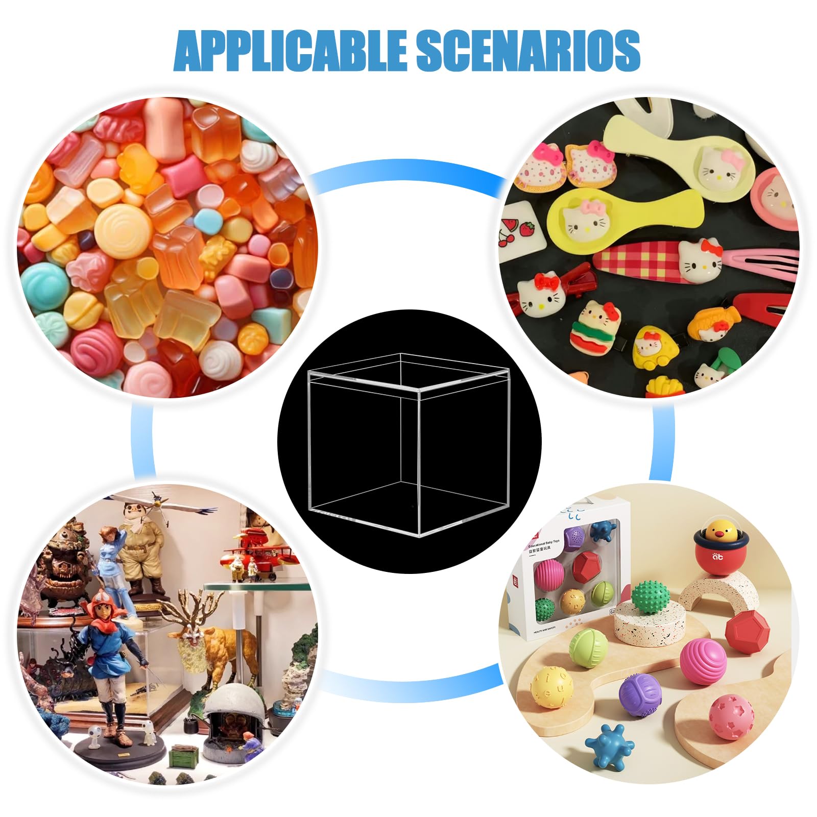 4 PCS Boîte De Rangement Mini Boite Rangement Plastique