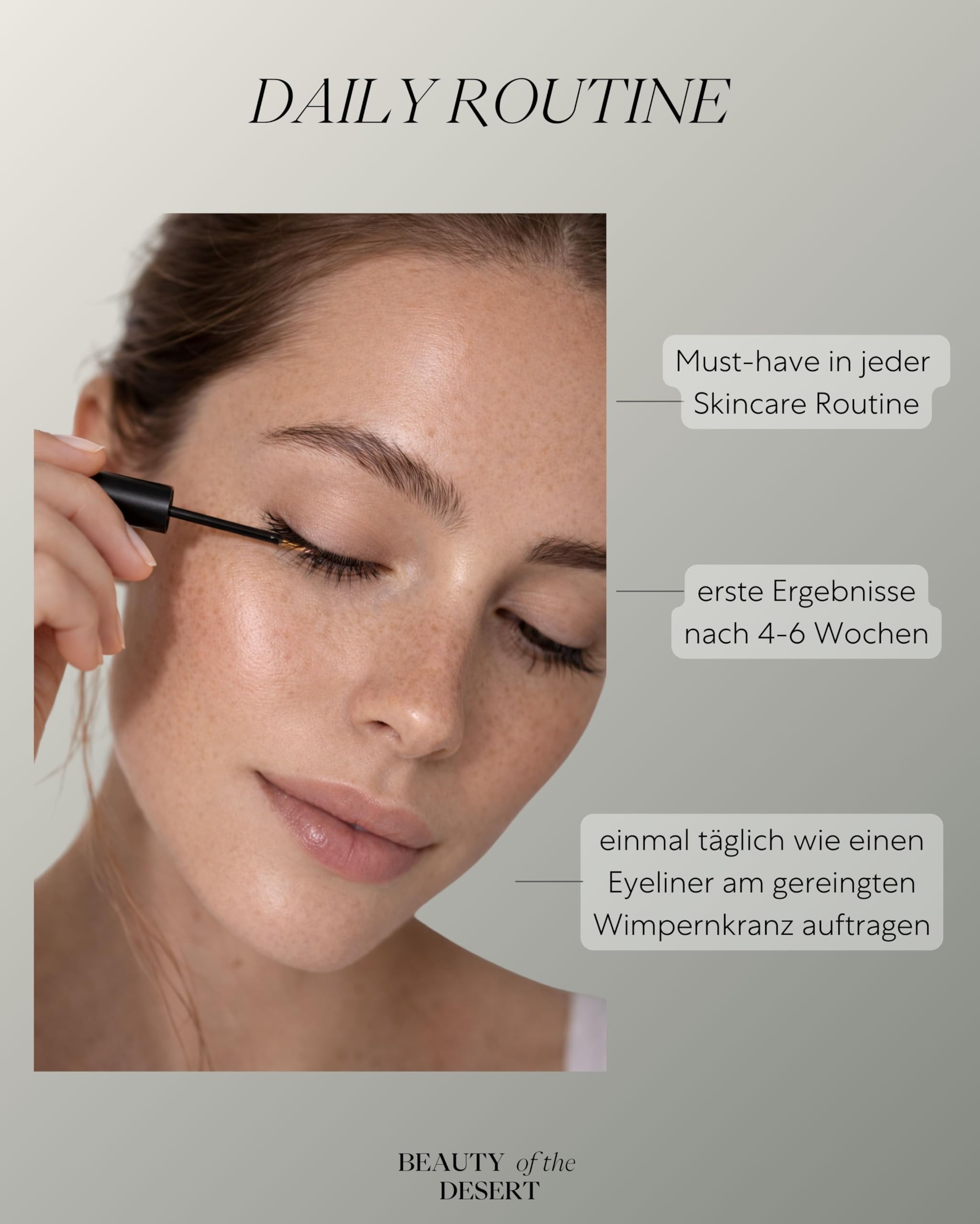 Wimpernserum längere, vollere & dunklere Wimpern: langfristige Verdunklung und schnelles Wachstum durch einzigartigen Wirkstoffkomplex und pflegenden Inhaltsstoffen | Eyelash Serum ohne Hormone | 4ml