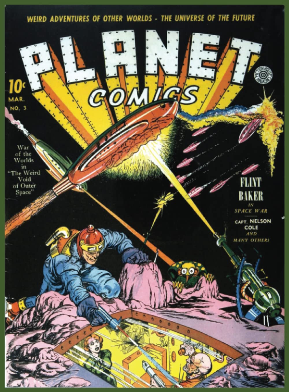 Planet Comics #3: Vintage | Golden Age | Sci-Fi | March 1940 (Planet Comics (Golden Age))