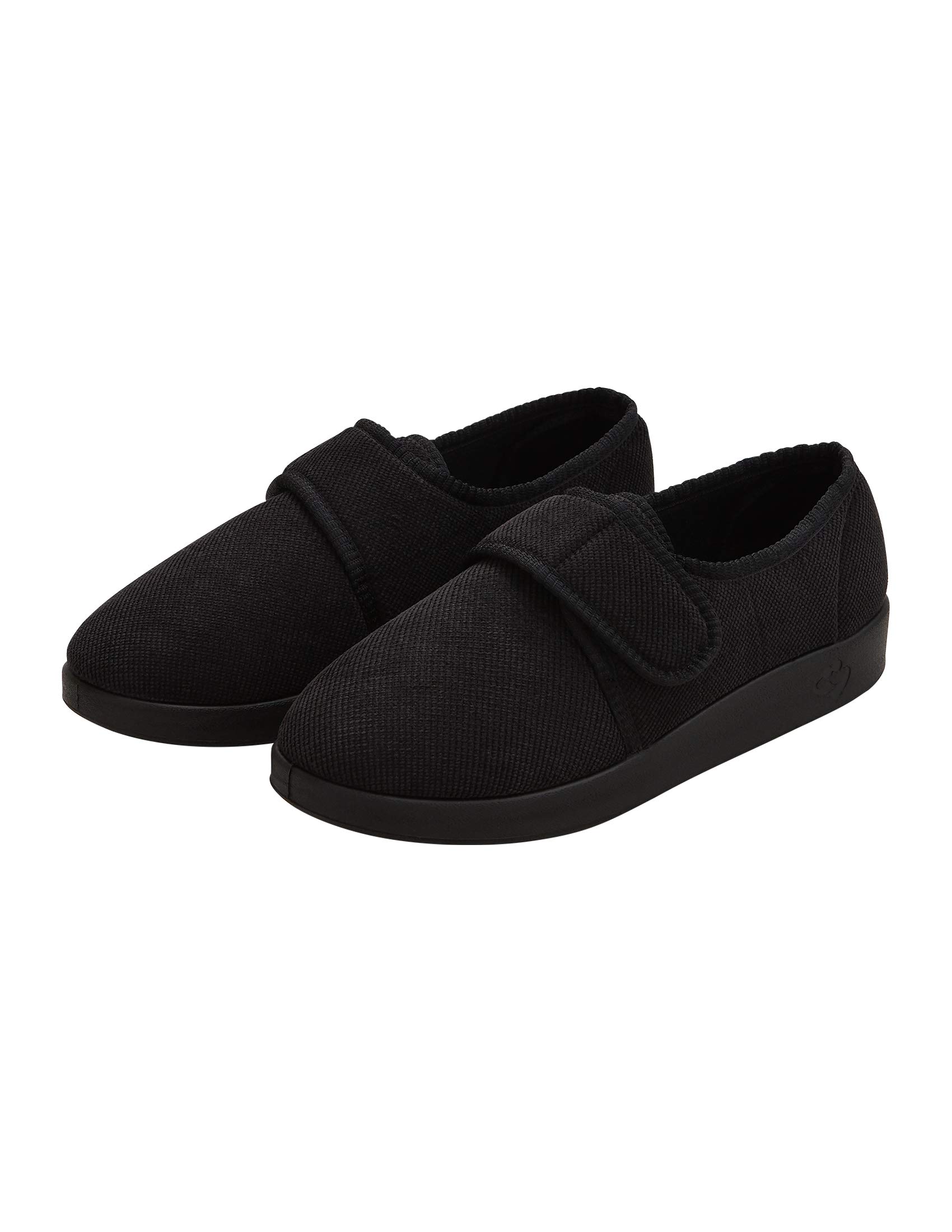 Silvert's Adaptive Clothing & Footwear Men’s Wide & Comfy Easy Closure Slippers for Seniors
