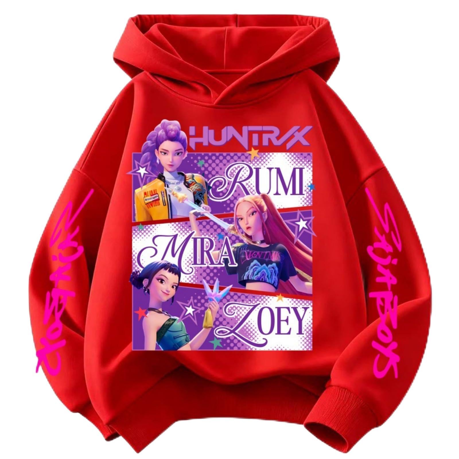 SXMURP K-Pop Hoodie For Girls Teens Trendy Long Sleeve Sweatshirt Graphic Print Cozy Hunters Hoodies — view 14