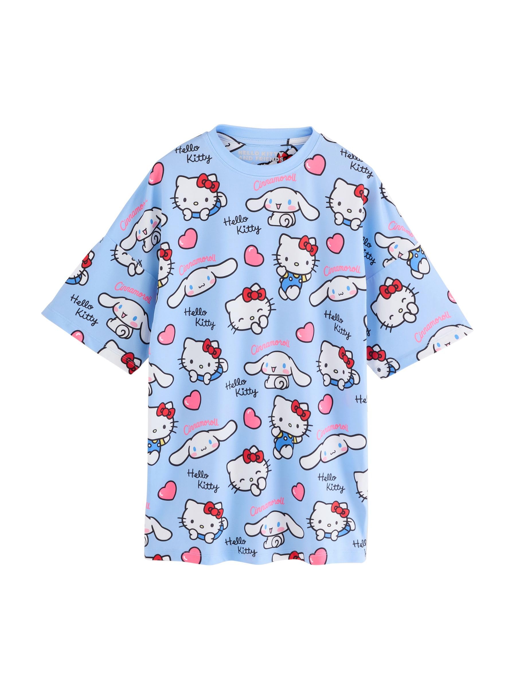 NEXT Fille Chemises de Nuit Hello Kitty, Lot de 2