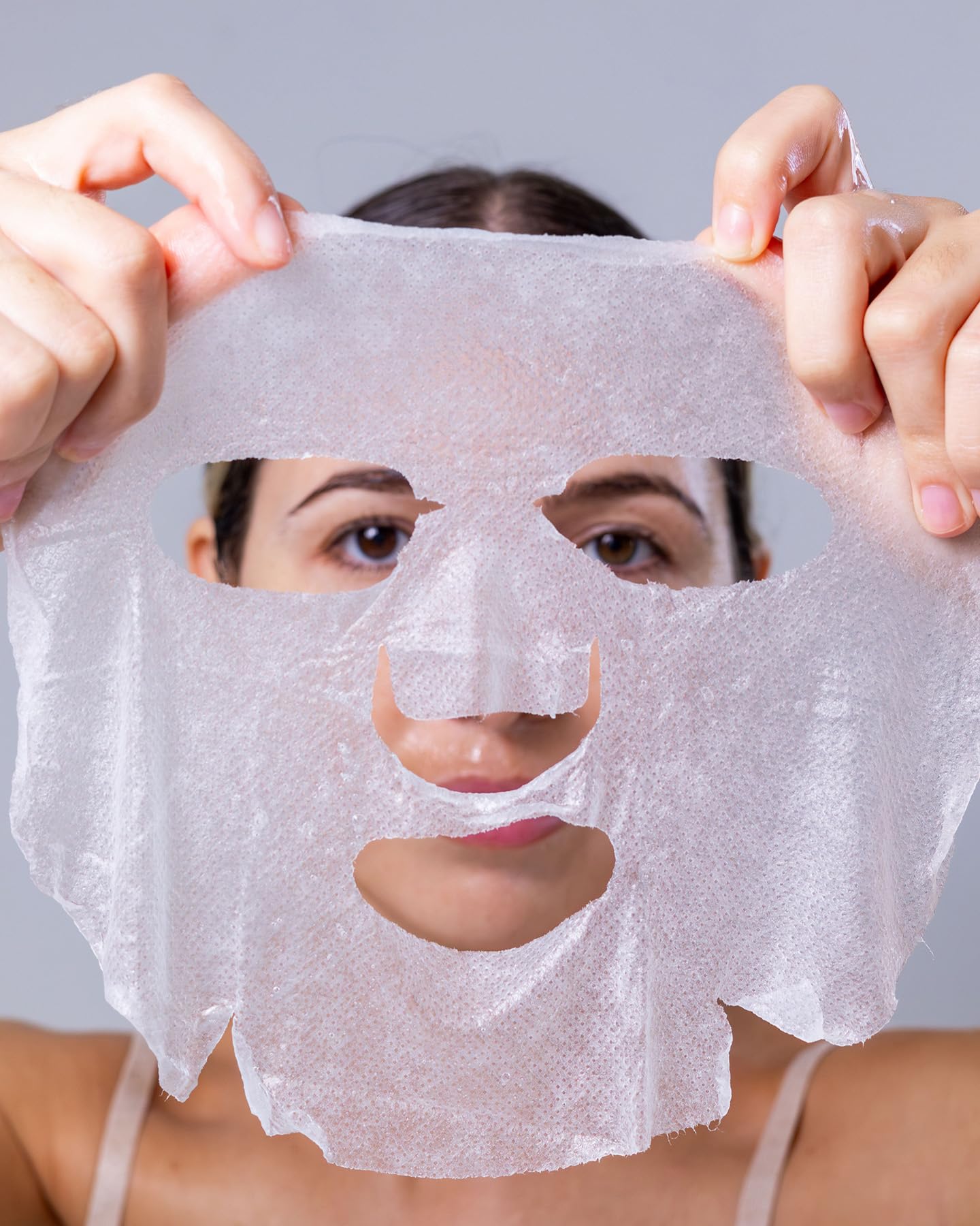 CELL by CELL – Mascarillas de tela 5 uds. Antiarrugas, calmantes e intensamente hidratantes con tecnología Neo-Cell y efecto Glass Skin para todo tipo de pieles y postratamientos - Secret Nude Mask