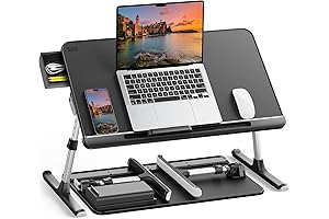 SAIJI Adjustable Laptop Bed Tray Table