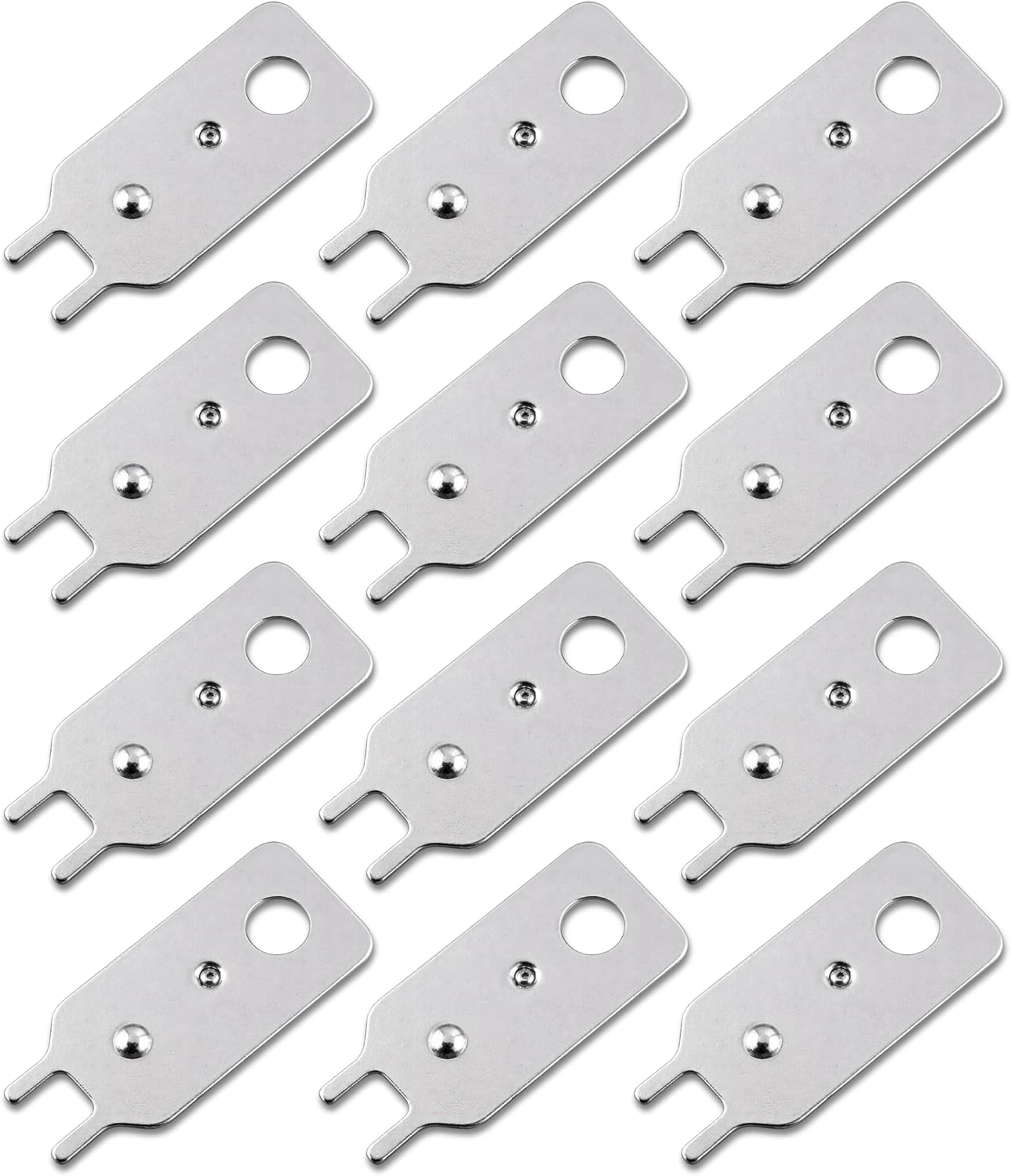 Dispenser Key Replacement for Rubbermaid Compatible with Flex, AutoFoam, AutoClean, AutoFlush Dispensers Key 3486595 – Durable Metal Lock Plate Key for Manual and Touch-Free Systems - 12 Pack