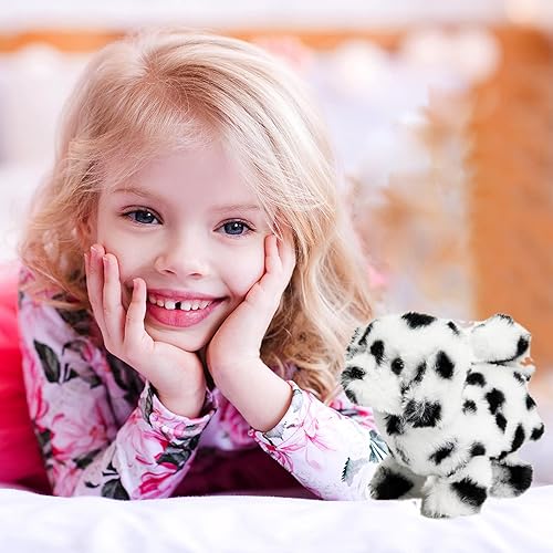 Miniatura 9 de Perro de juguete, perros de juguete que caminan y ladran, cachorro realista con batería para niños, juguete realista para ladrar, juguete para