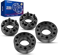 Vista 81 de KAX Espaciadores de rueda de 4 x 4 de 1 pulgada para Trail Boss 330, espaciadores de 4 lengüetas con orificio de cubo de 2.323 in de 1/2 pulgada x