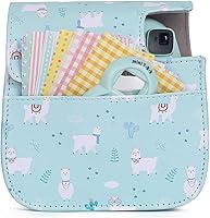 Vista 2 de Phetium Instant mini 12 Funda Protectora para Cámara Compatible con Instax Mini 12 11, Bolsa de Cuero PU con Bolsillo y Correa de Hombro Ajustable