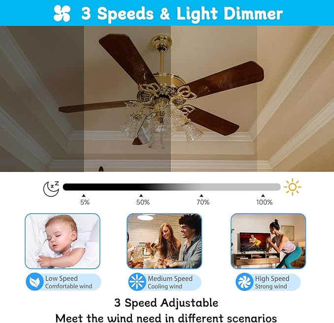 Kit Control Remoto para Ventilador de Techo con Regulador de miniatura 5