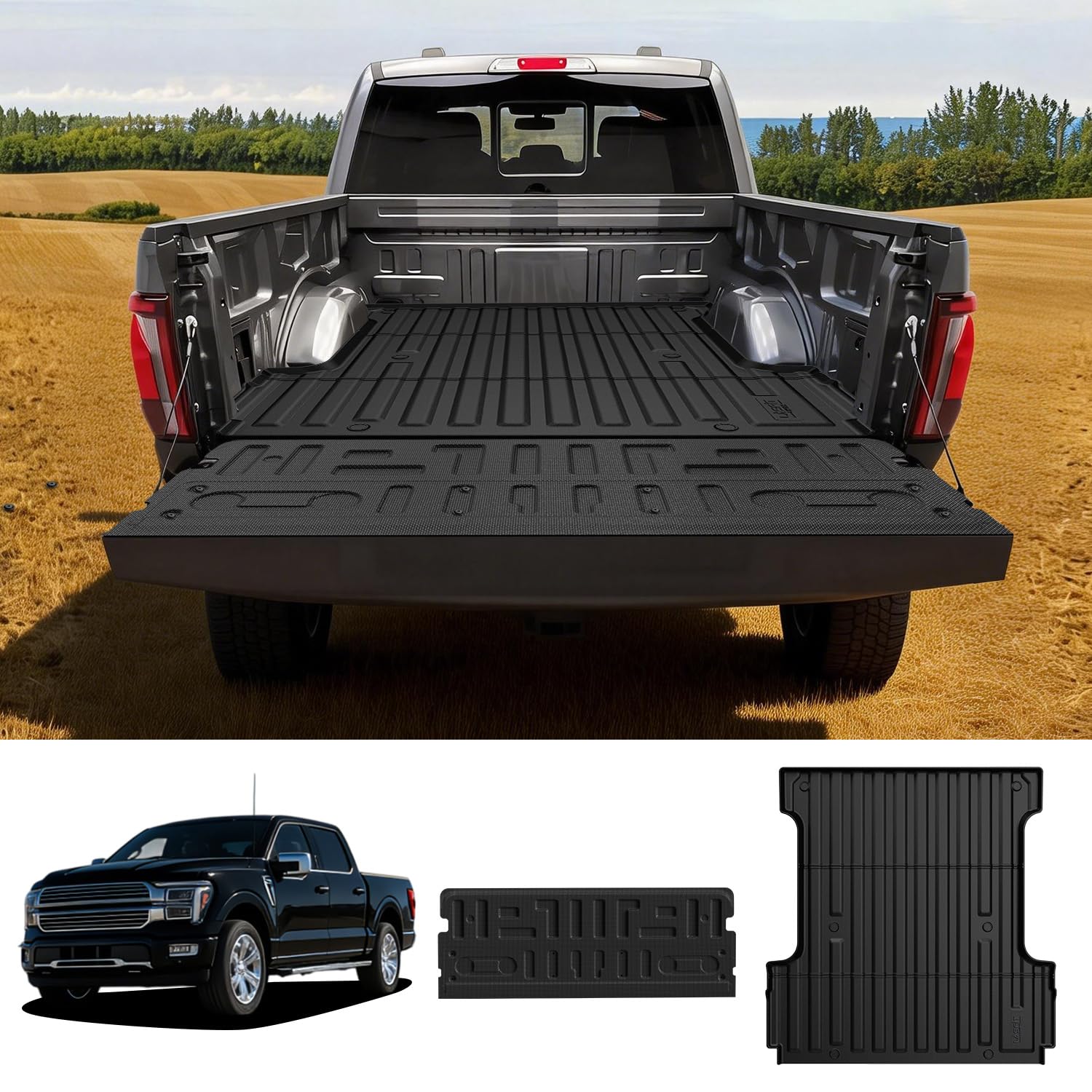 Photo 1 of LASFIT Truck Bed Mat for Ford F-150 2024-2026