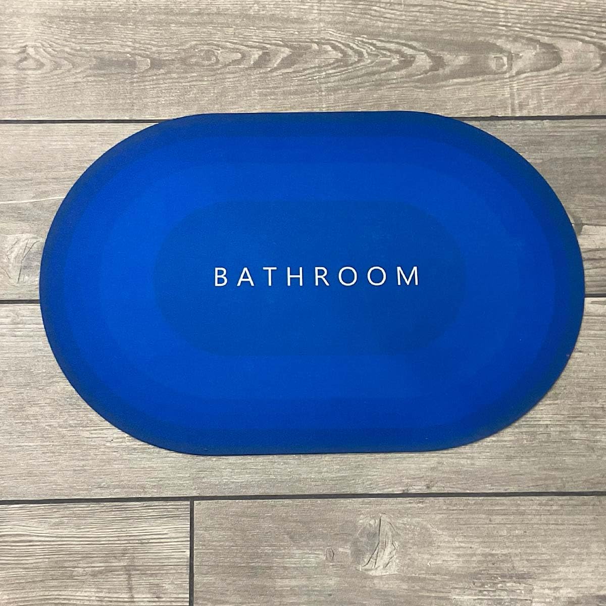 Non-Slip Doormat |Print Bathroom Mat | Water-Absorbing Rubber Doormat, for Home, Kitchen, Washroom, Living Room, Office (Dark Blue)