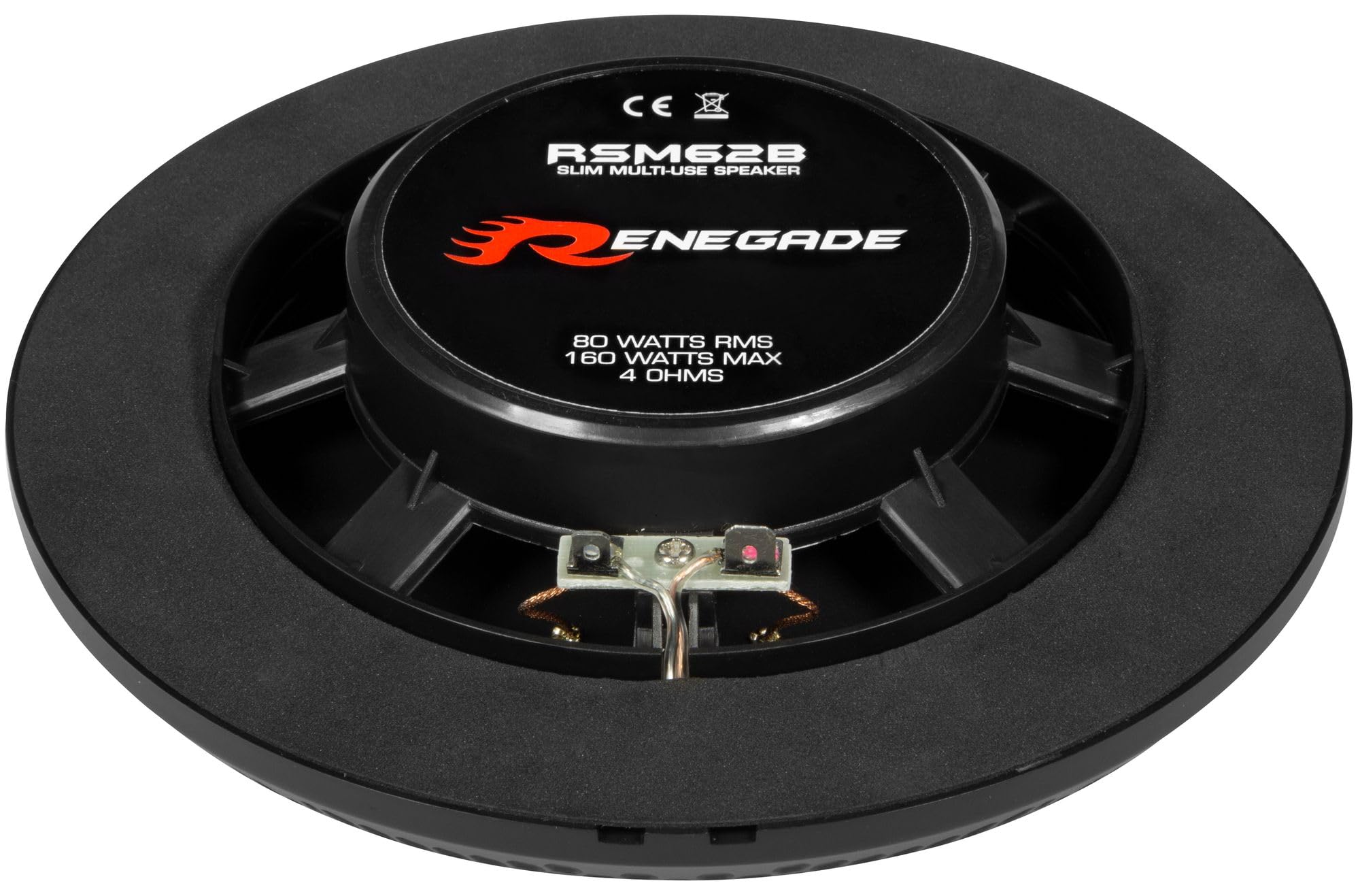Renegade RSM62B 2-Wege Einbau-Lautsprecher 200W Inhalt: 1St.