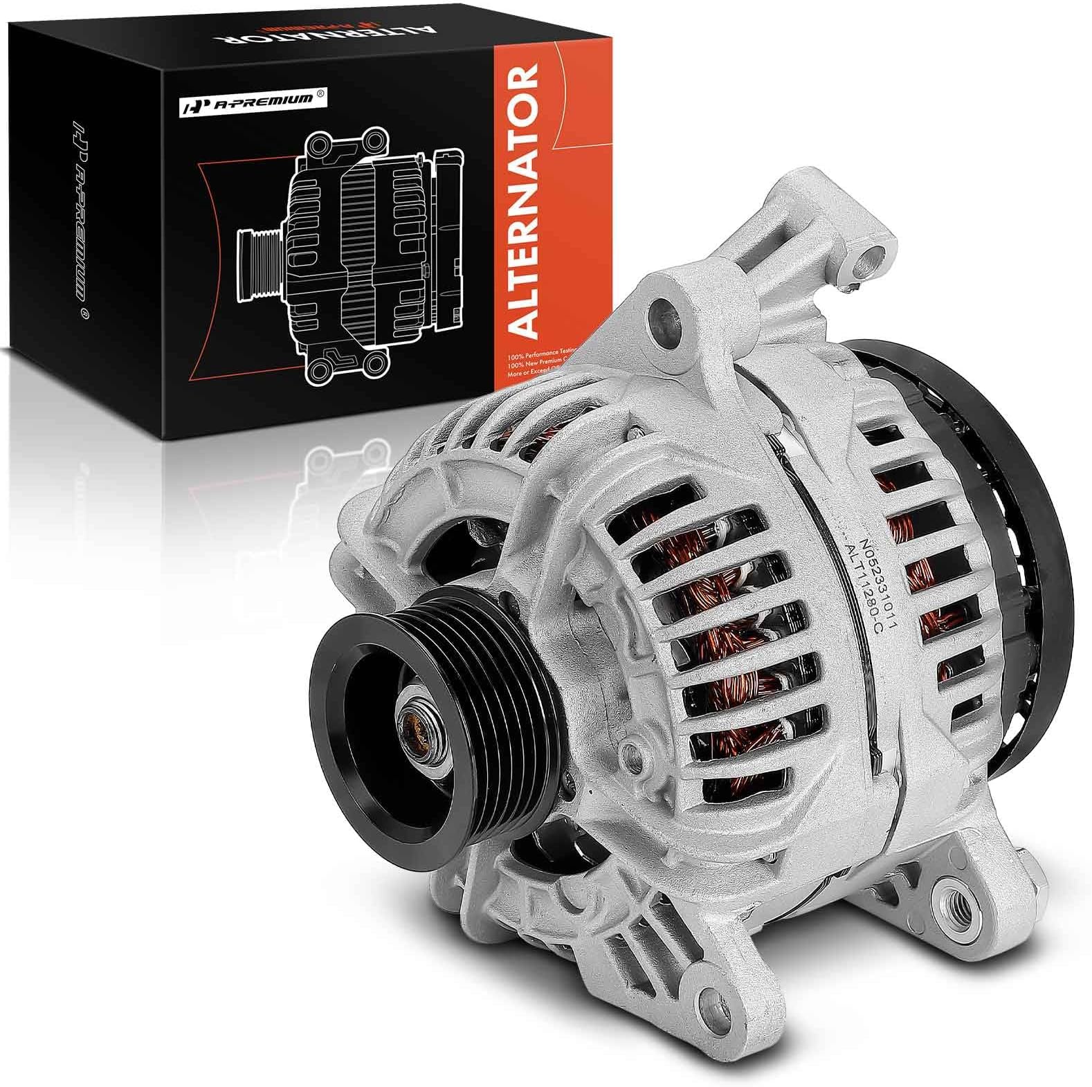 Upgraded Power Steering Pump With Pulley For Dodge Ram 1500 3.7L 4.7L 5.7L 2002-2007 | Replaces 96-70269, PSP1130, 52113364AI | Low-Noise Performance