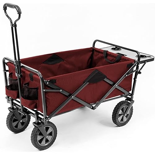 MacSports WTC-167 Wagon, Maroon Mac Sports-Folding Table