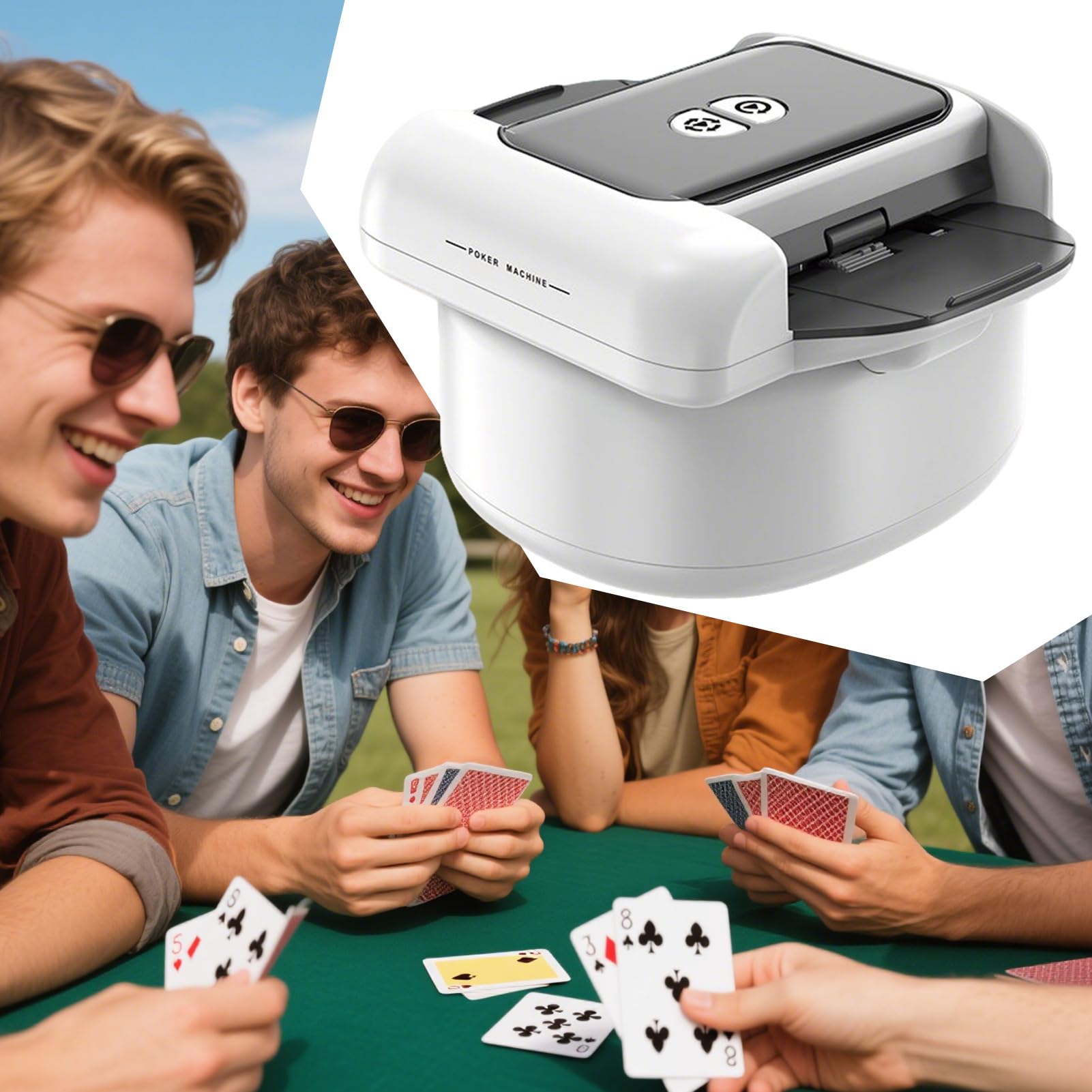 Distributeur Automatique de Cartes Mélangeur pour 1 à 2 Jeux