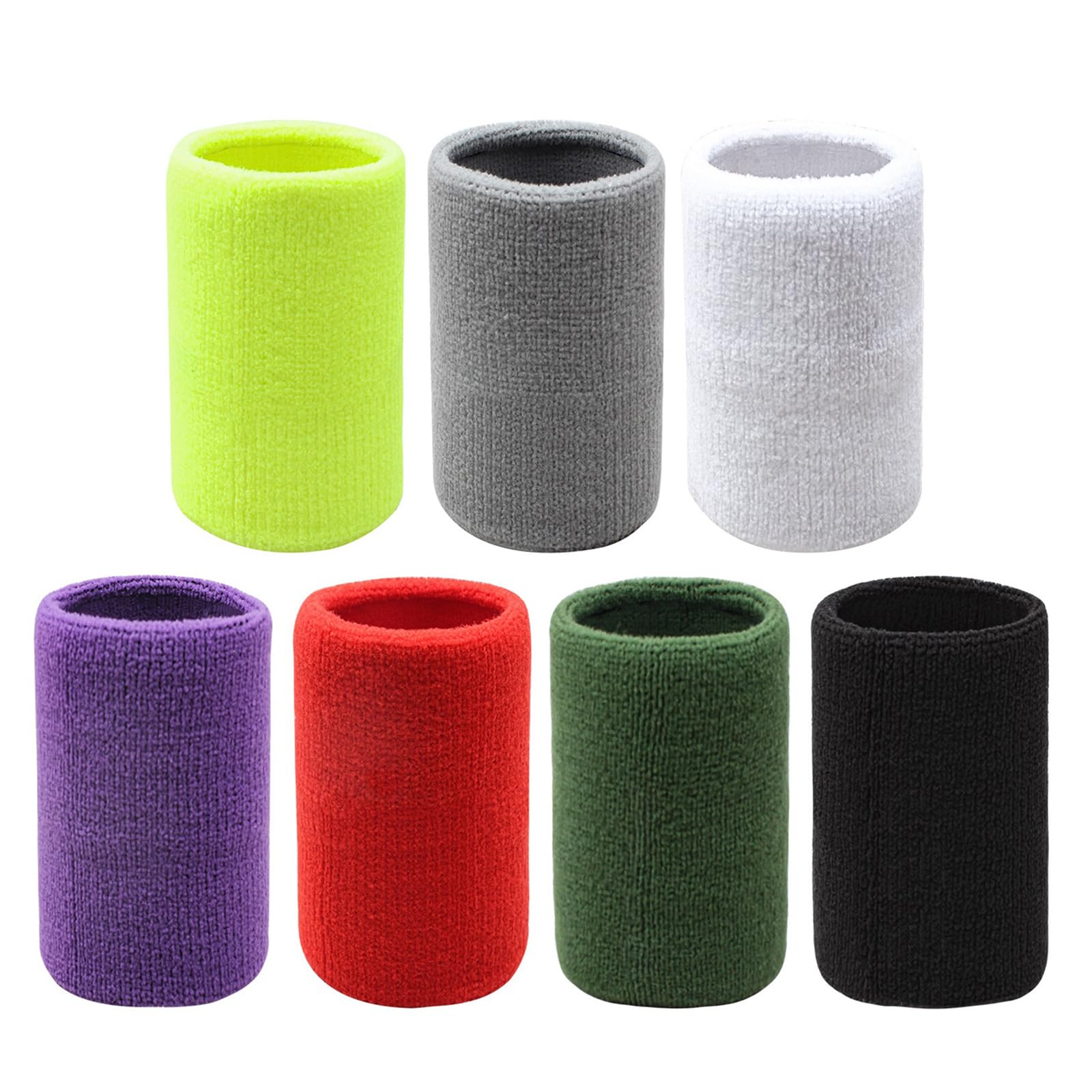 Armbänder, buntes Handgelenk Schweißband, absorbierende Schweißbänder, Sportarmbänder, Sport für Baseball, Basketball, Sportarm