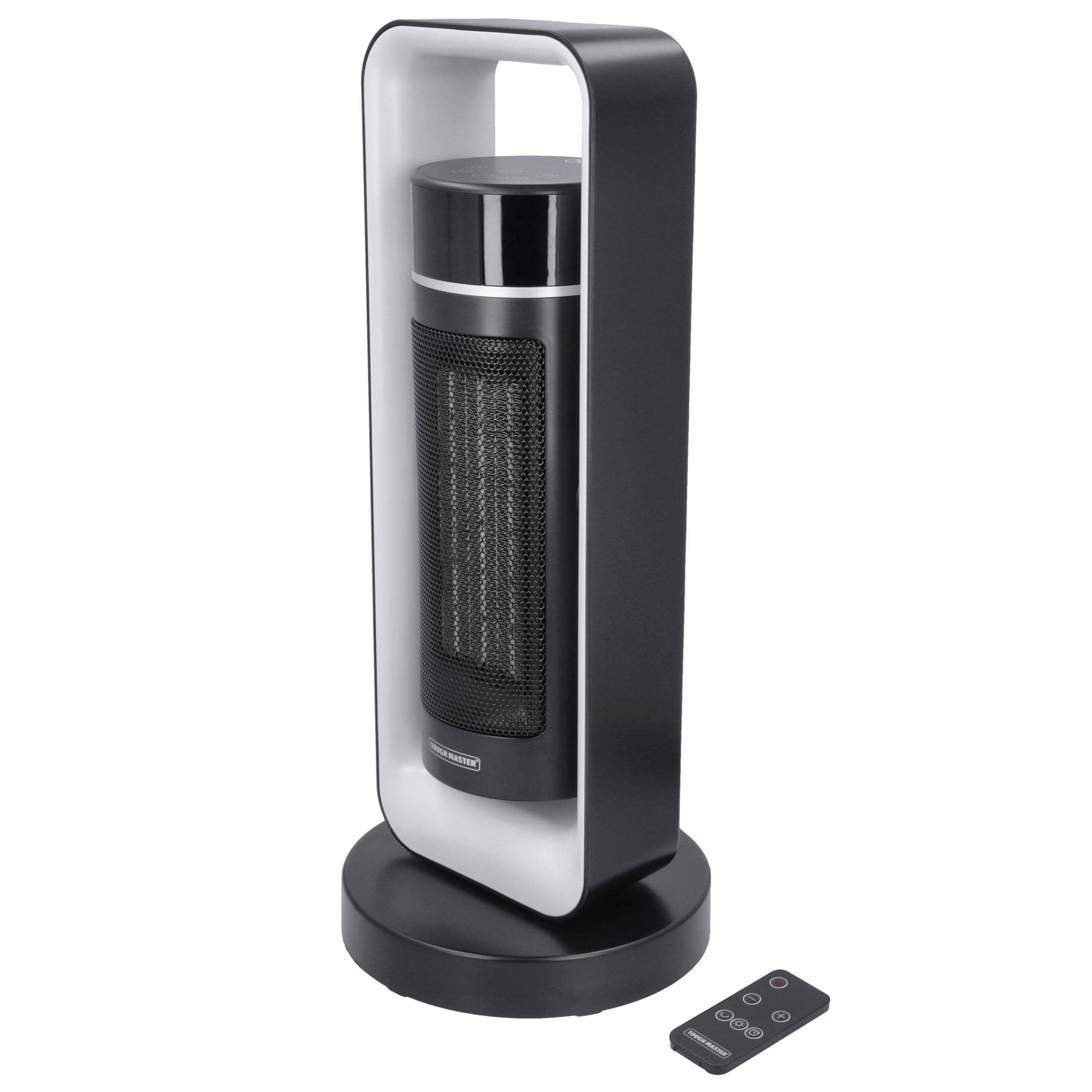 TOUGH MASTER Electric Heater 2000W PTC Ceramic Heater with 3 Modes, 12H Timer, 40° Oscillation, Overheating & Tip-Over Protection, Energy-Saving-ECO-Mode, Remote Control