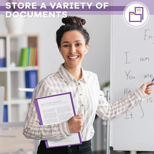 Miniatura 5 de 48 carpetas de escuela a casa, carpetas resistentes para llevar a casa, carpetas de 2 bolsillos, carpetas de tareas para estudiantes, padres,