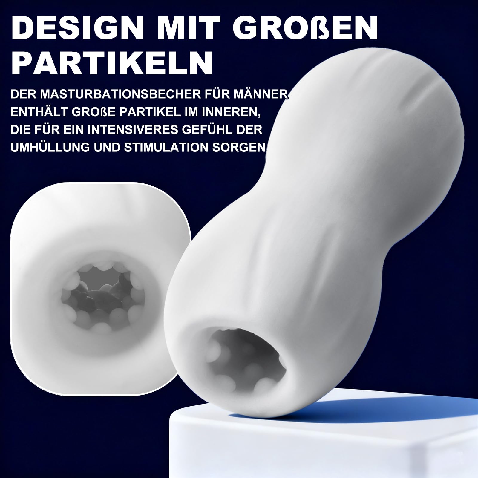 Masturbatore Uomo - Masturbatori Maschili Ultra Elastico Toy con 3D Vagina Finta, Pompino Giocattoli Sessuali, Manuale Objet per Uomini, Masturbatore per Pene Sexytoys Uomo Pocket Pussy