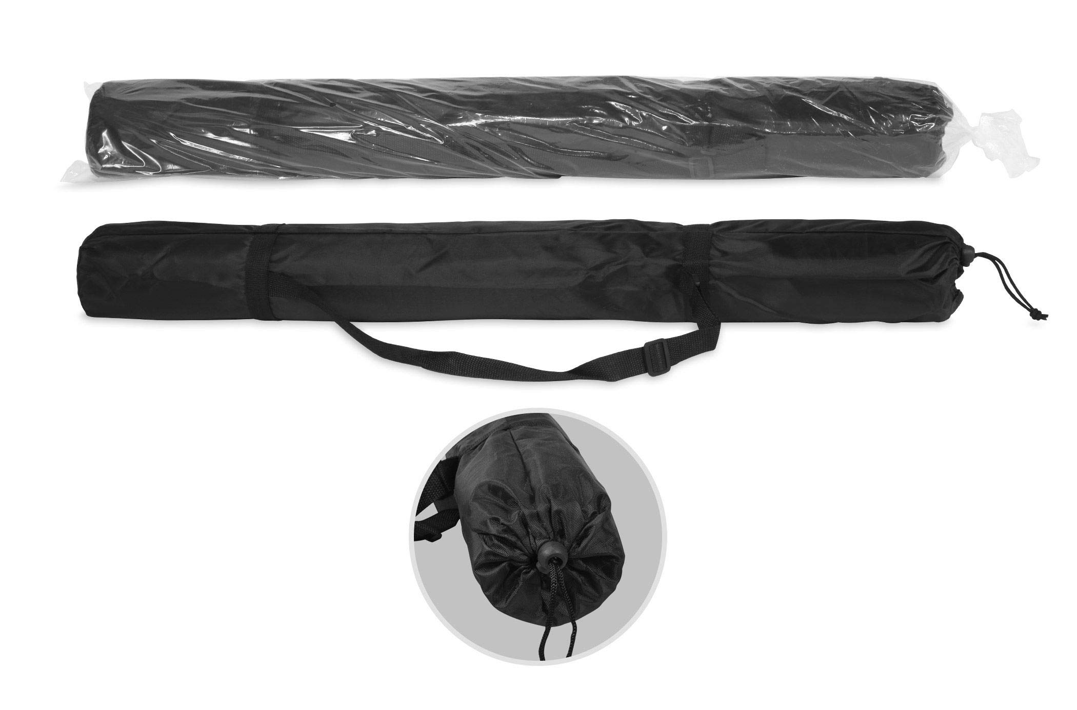 Tapis Poker 180x90 cm Bleu et Noir Deluxe