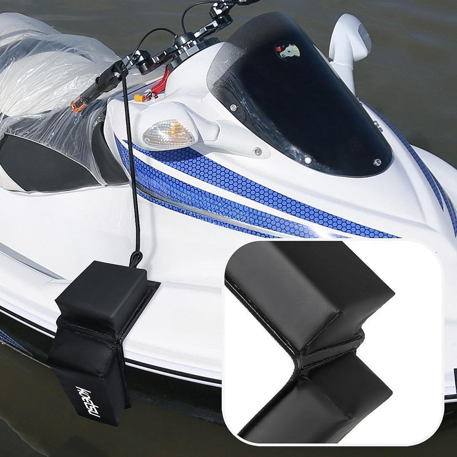 Protezione Barca Cuscino Paracolpi Marinaio Guardia Ponte Imbottitura Rete PVC Resistente agli Urti Fissaggio Pratico con Corda Lunga Adatta per Ormeg