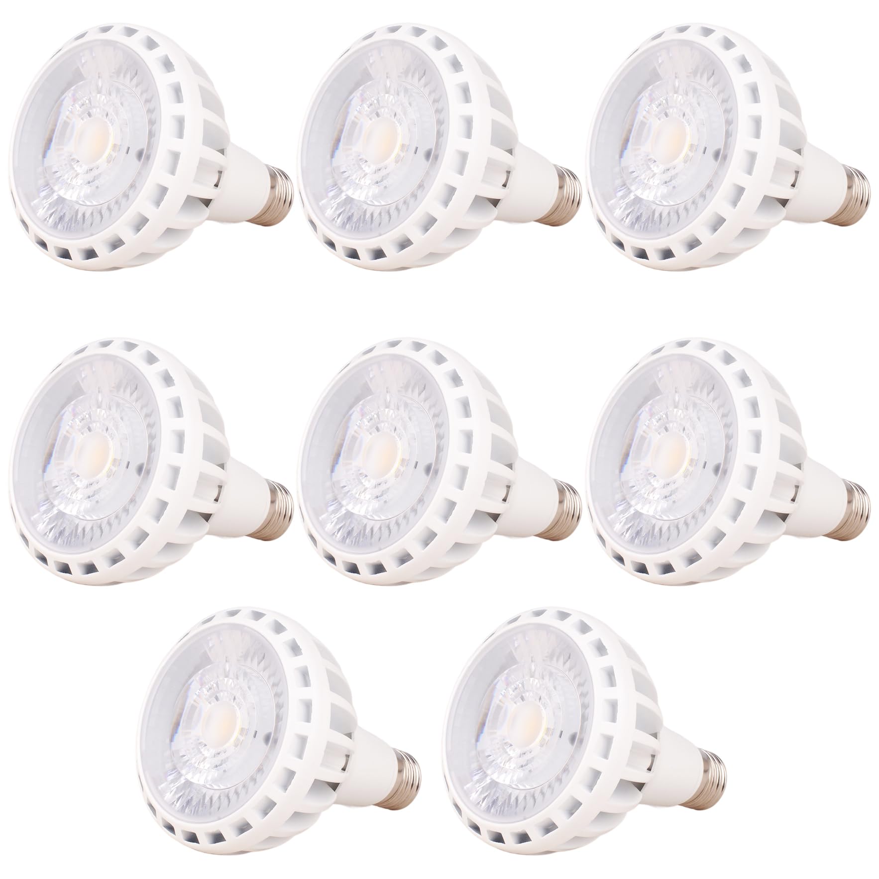 RYTM 8-Pack PAR30 Spotlight LED Bulbs 20 Watt COB 150 Watt Eqv 1500 Lumens Flood Light Bulb 30