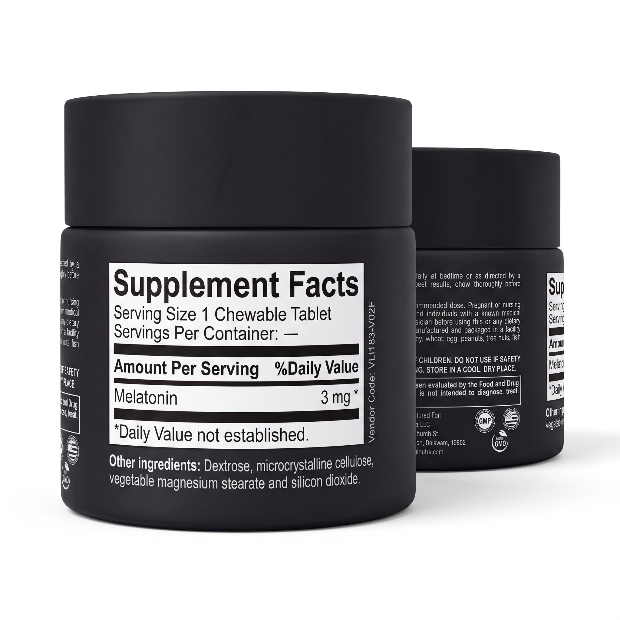 Melatonin 3mg Natural Relaxium Sleep Aid for Adults - Fast Acting Melatonin Supplements for Restful Sleep Jet Lag & Sleep Cycle Support - Non-GMO Organic 50 Tablets — Amazon image 7