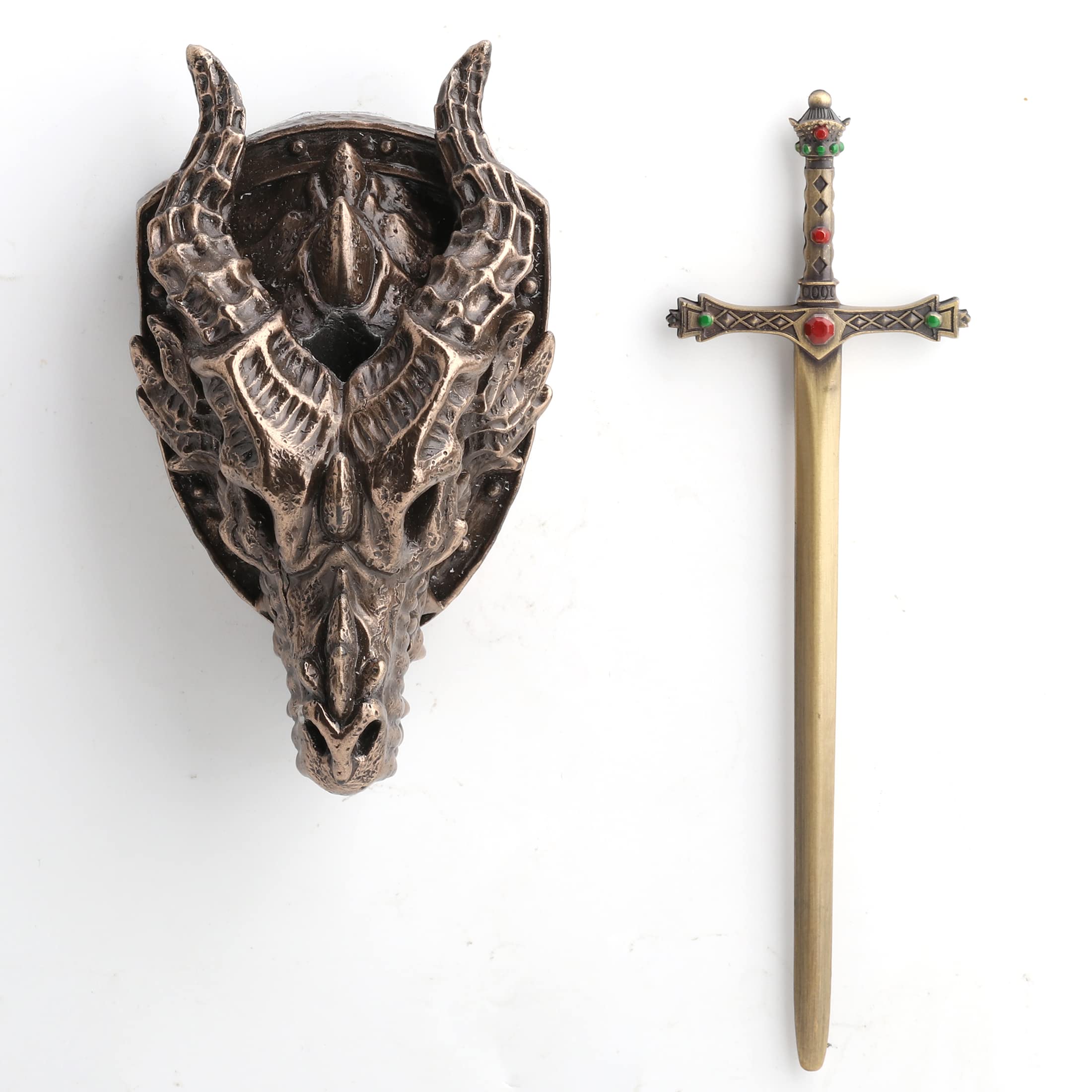 Amazon.com: Veronese Design 6 1/4 Dragon Skull Trophy Sword Sheath