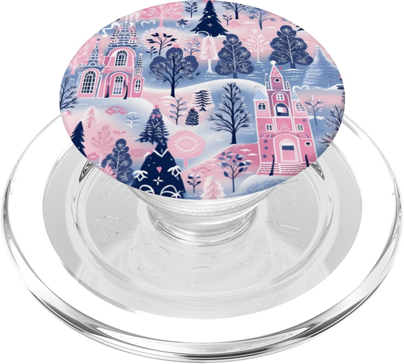 Cute Holiday Village Christmas PopSockets MagSafe PopGrip for iPhone