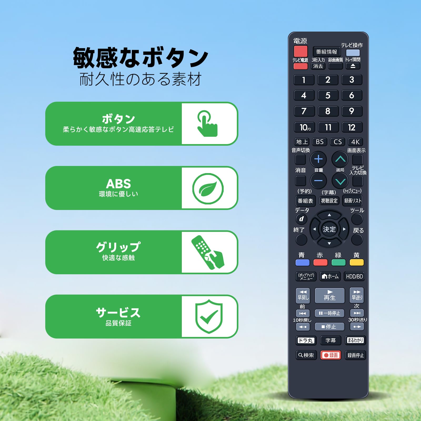 Amazon | ブルーレイレコーダーリモコン AN-65RC1 SHARP 代用 シャープ