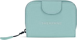 Sherpani Barcelona, Nylon Bifold Zipper Pocket Wallet for Women, Travel Bag, RFID Protection